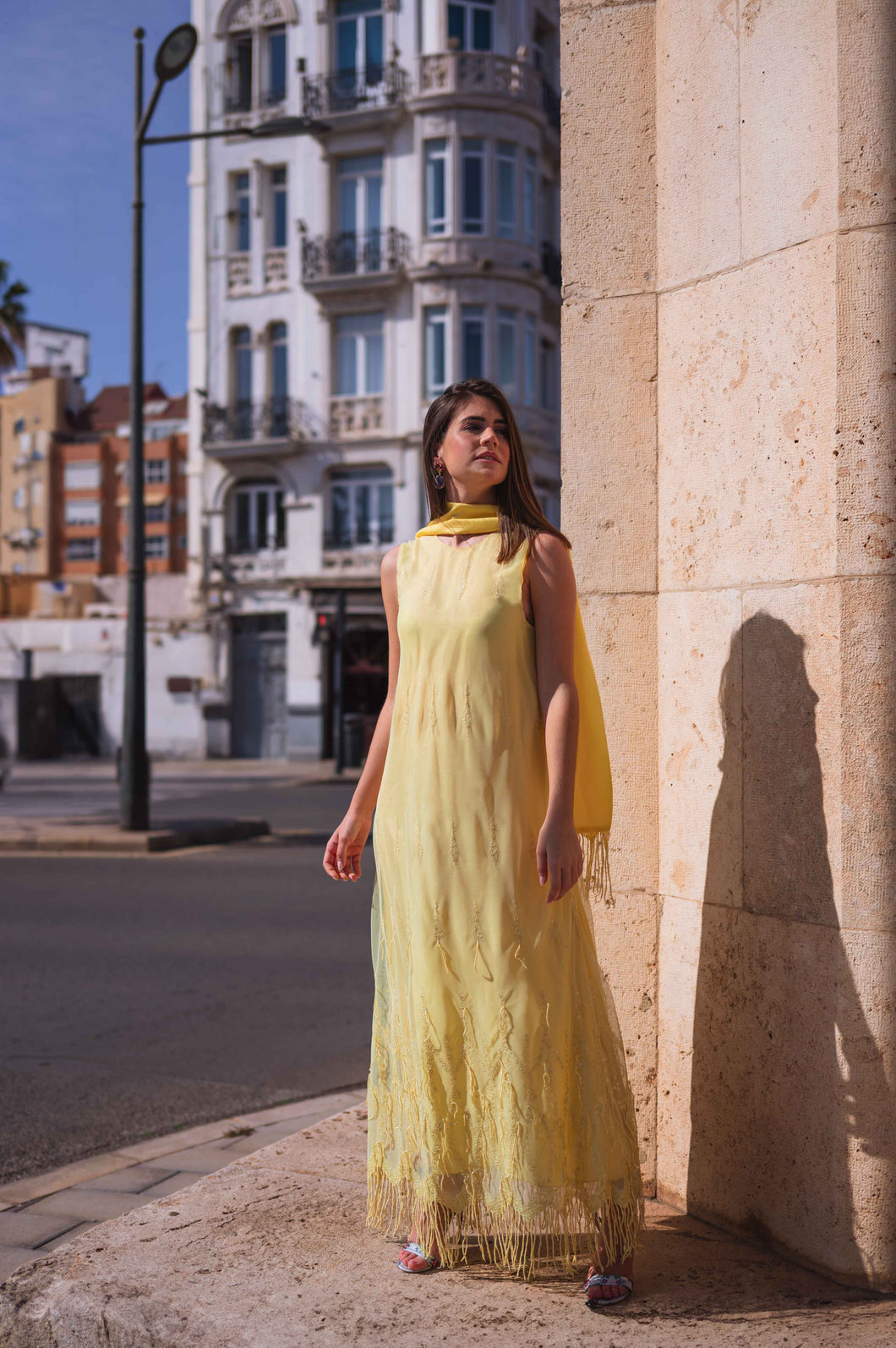 Vestido Juliana mantequilla