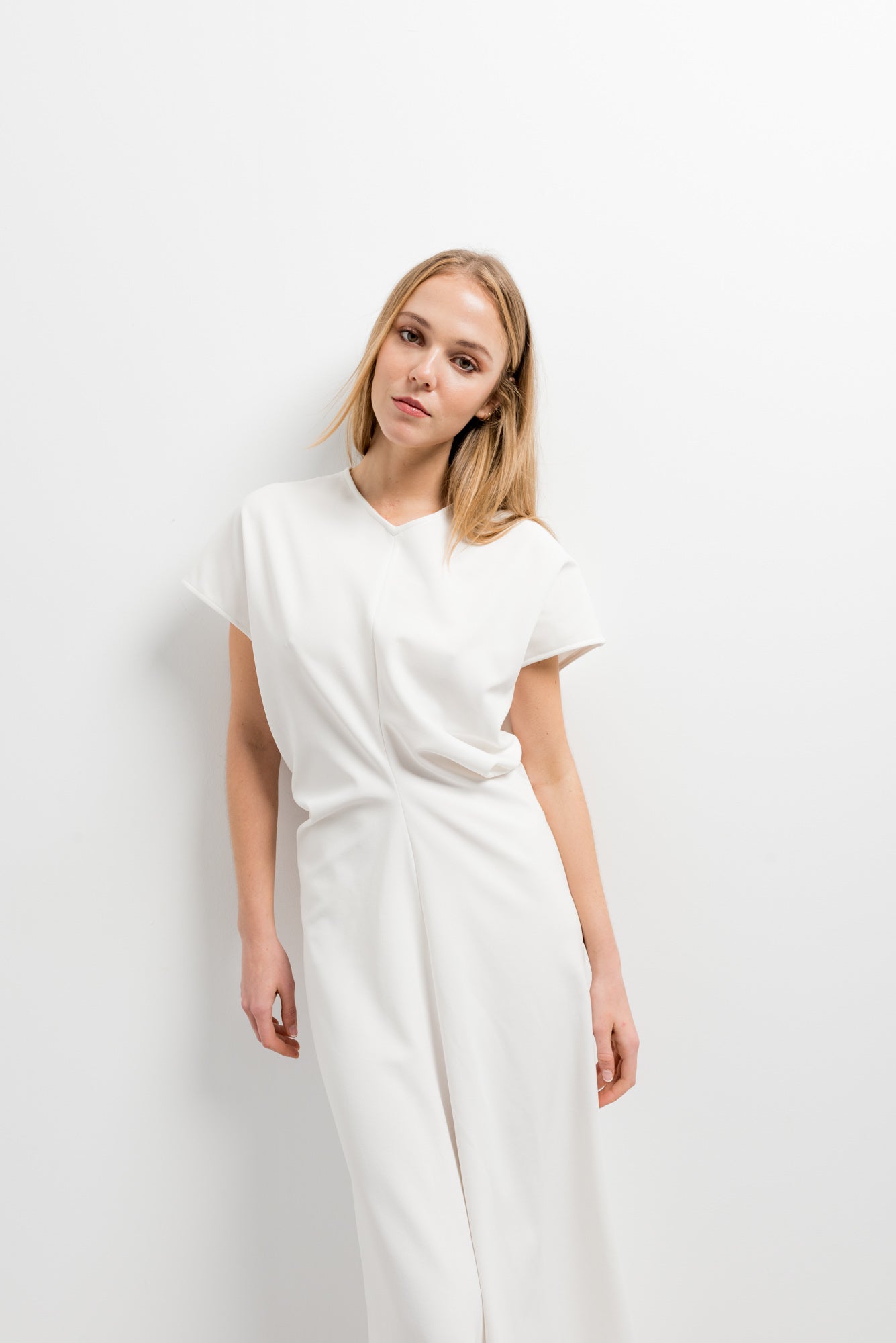 Vestido frunce central