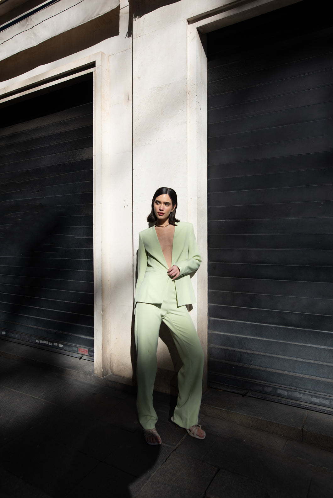 Blazer verde manzana