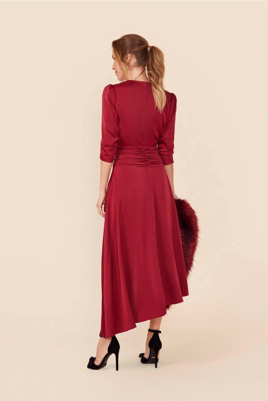 Vestido Gala Guinda