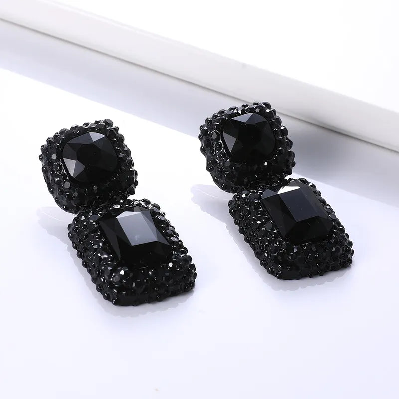 Pendiente Cristal azabache