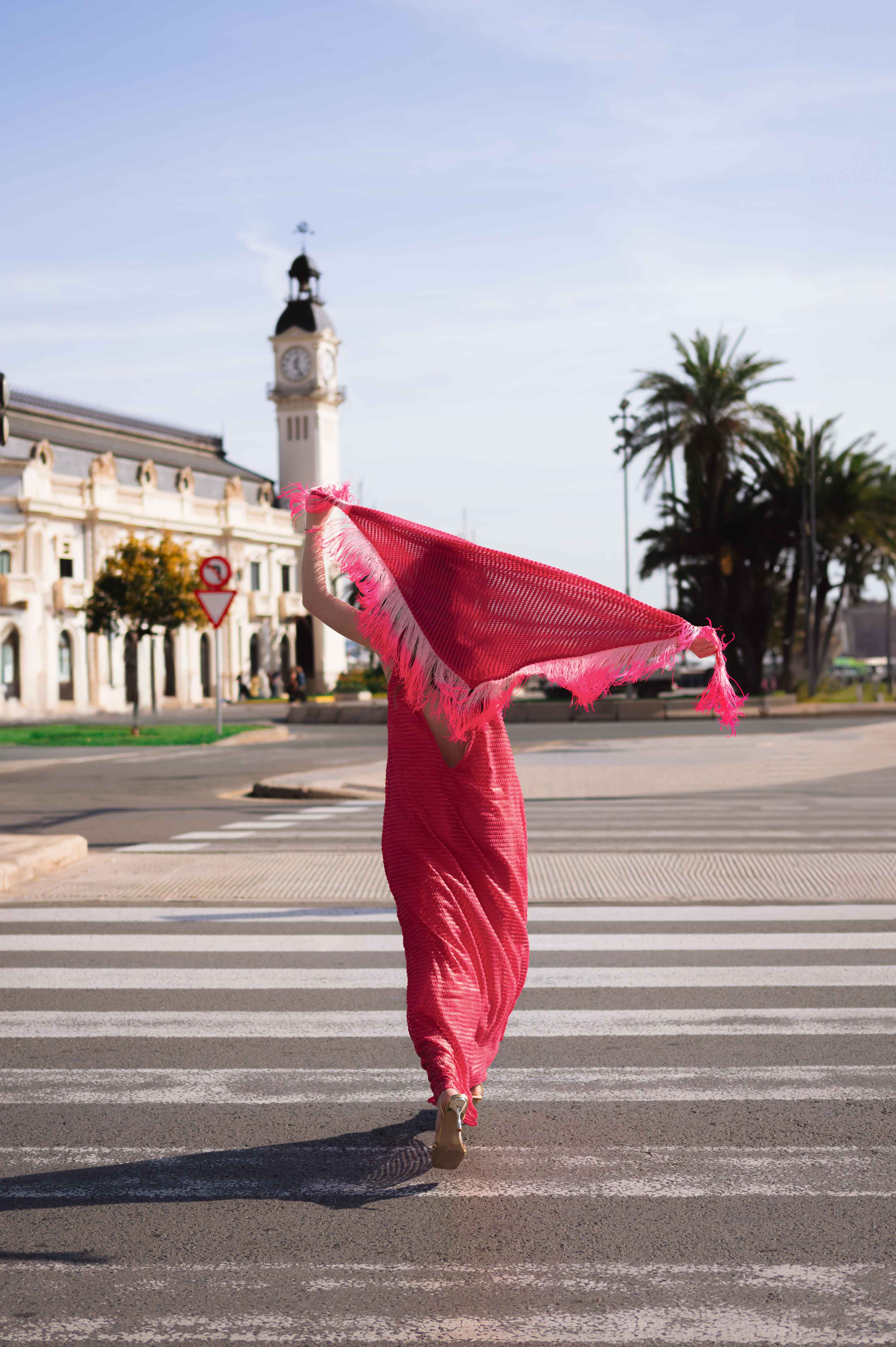 Vestido Martínez fresa