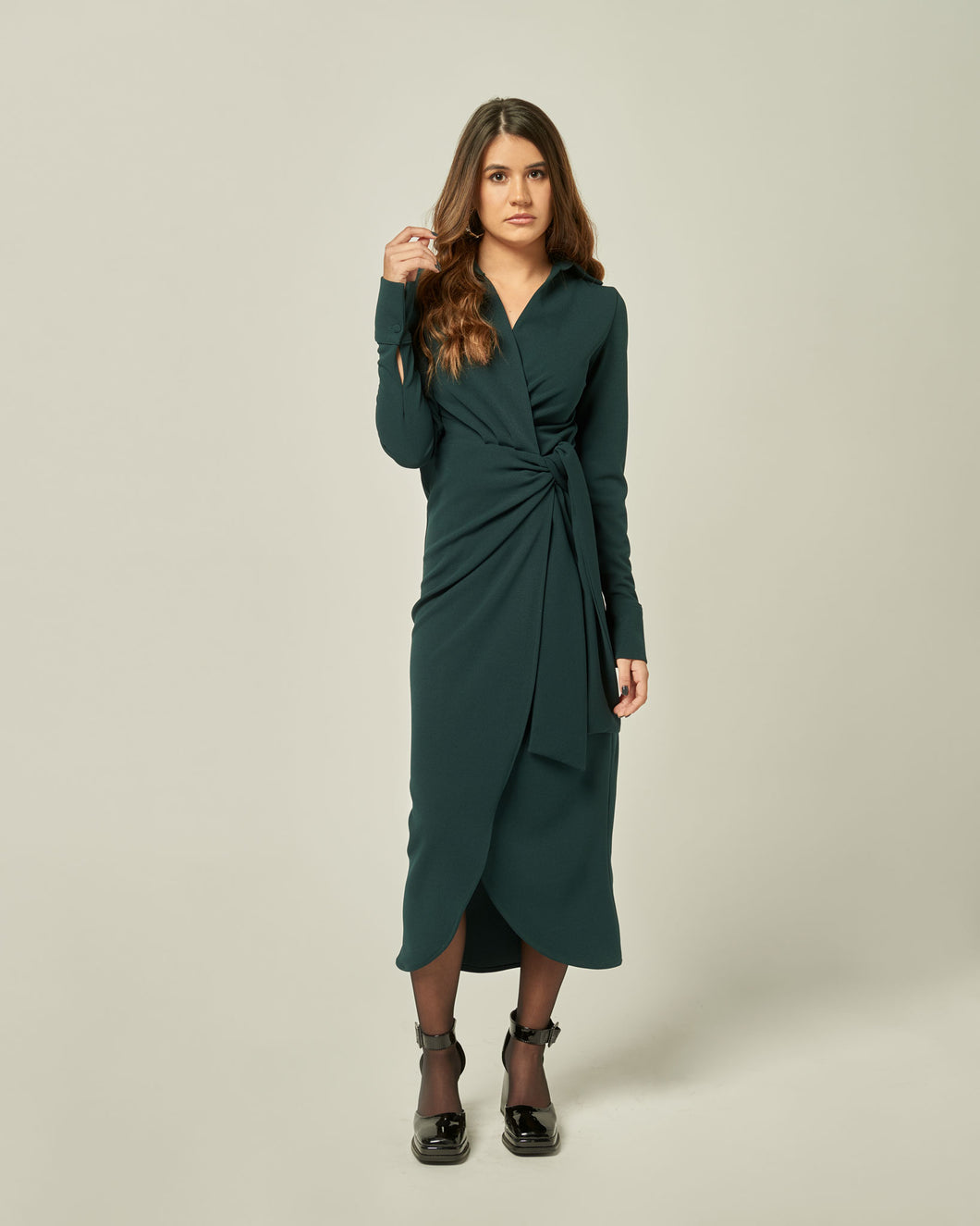 Vestido Loreto abeto