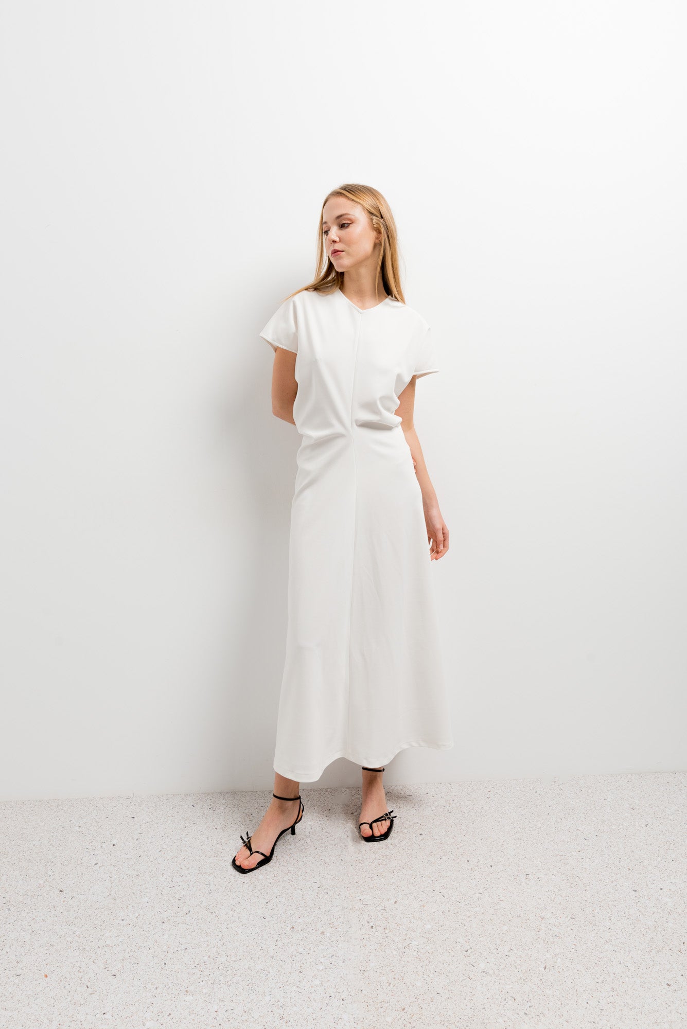 Vestido frunce central