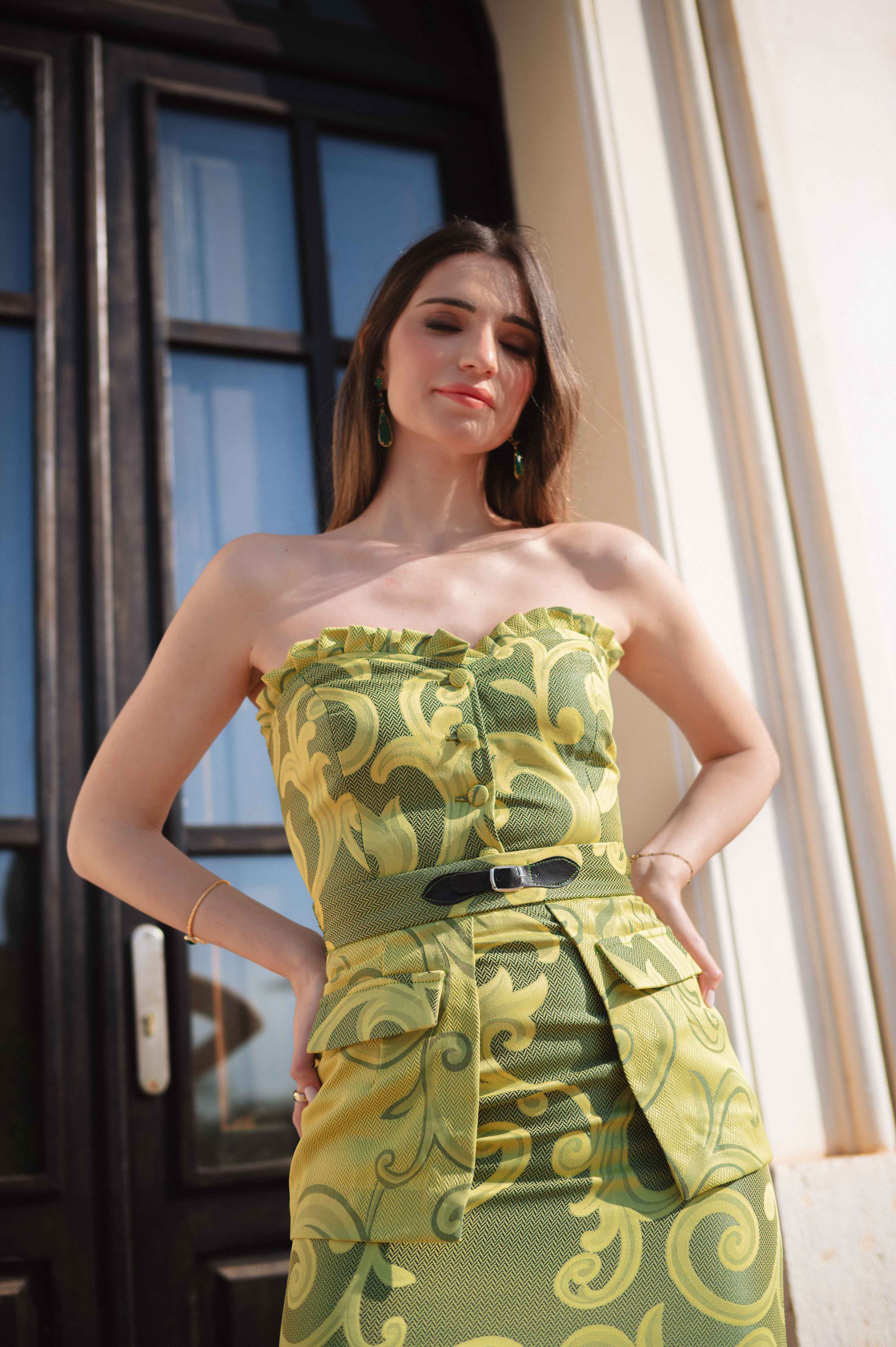detalles del vestido y set GARCIA de Matices, una oda a la moda femenina