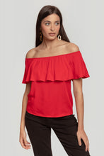 Cargar imagen en el visor de la galería, Blusa bardot red
