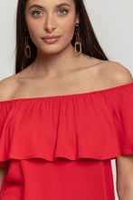 Cargar imagen en el visor de la galería, Blusa bardot red
