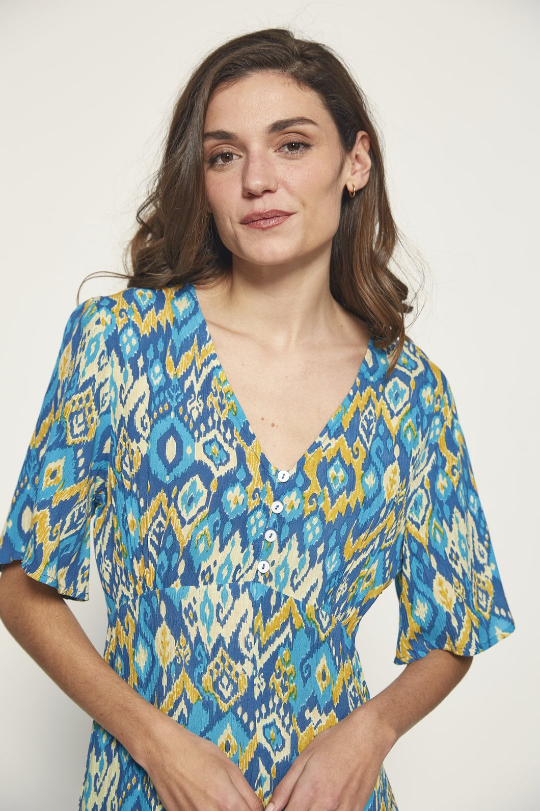 Vestido Boho Turquesa
